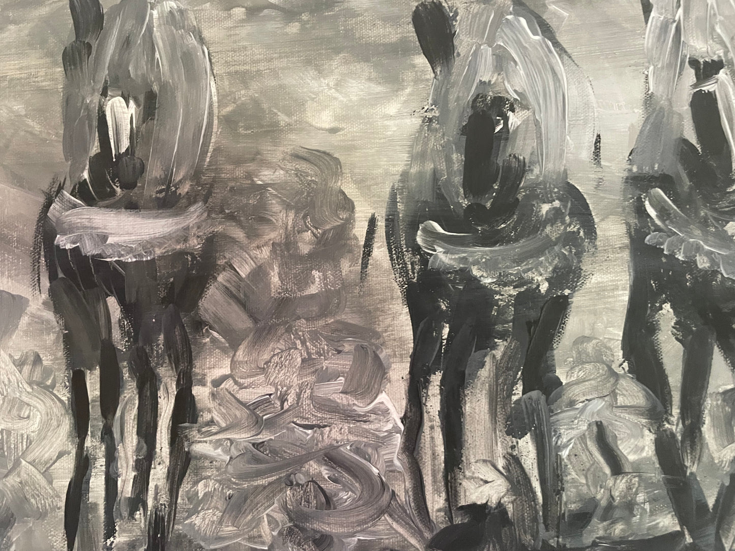 Fantasia original painting, acrylic on canvas size 24”/30”