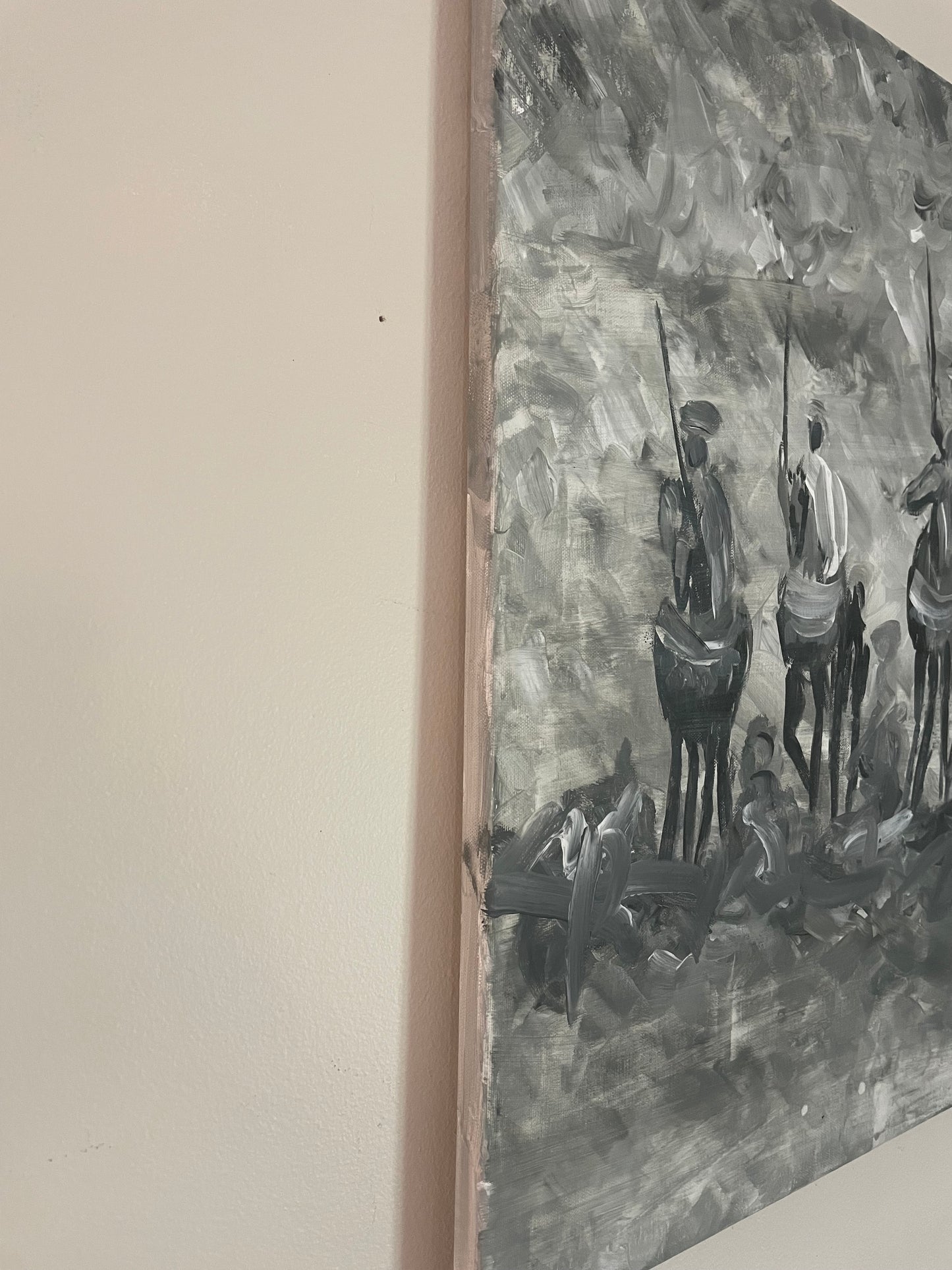 Fantasia original painting, acrylic on canvas size 24”/30”