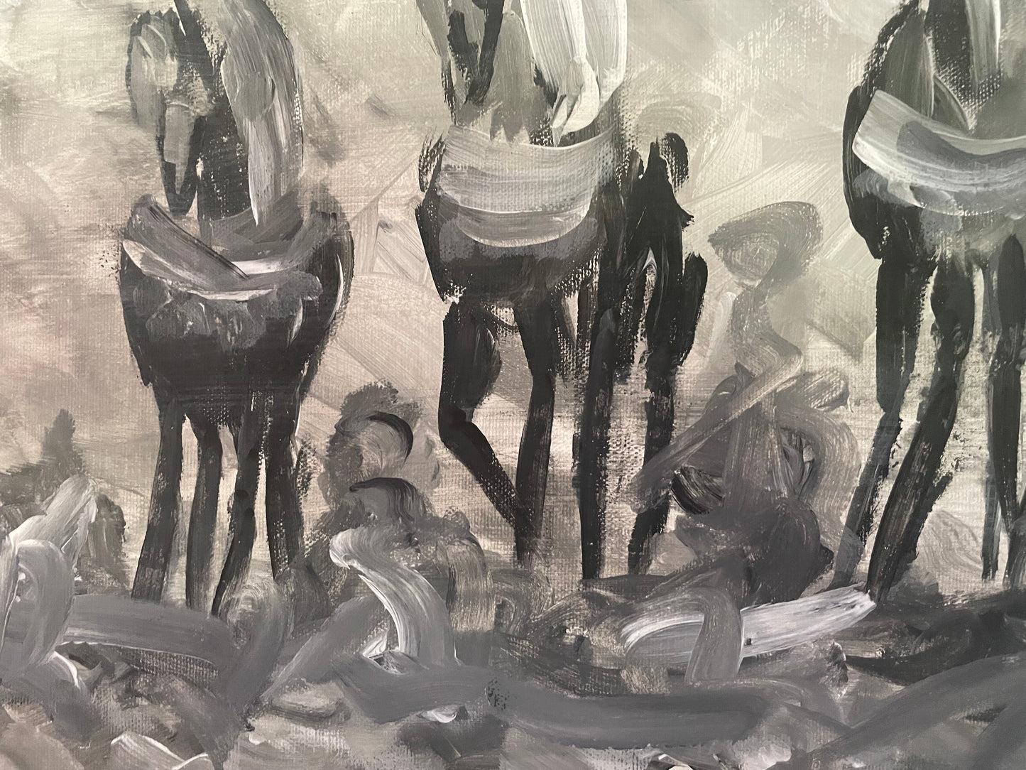 Fantasia original painting, acrylic on canvas size 24”/30”